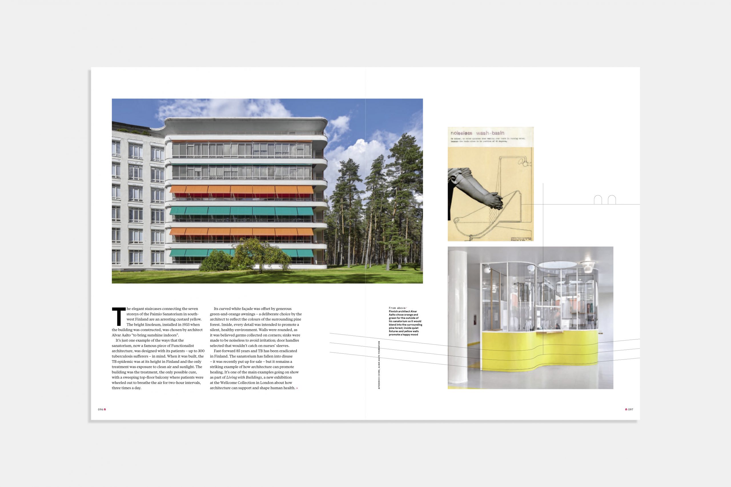 N Norwegian Air Magazine – Alvar Aalto – Paimio Sanatorium