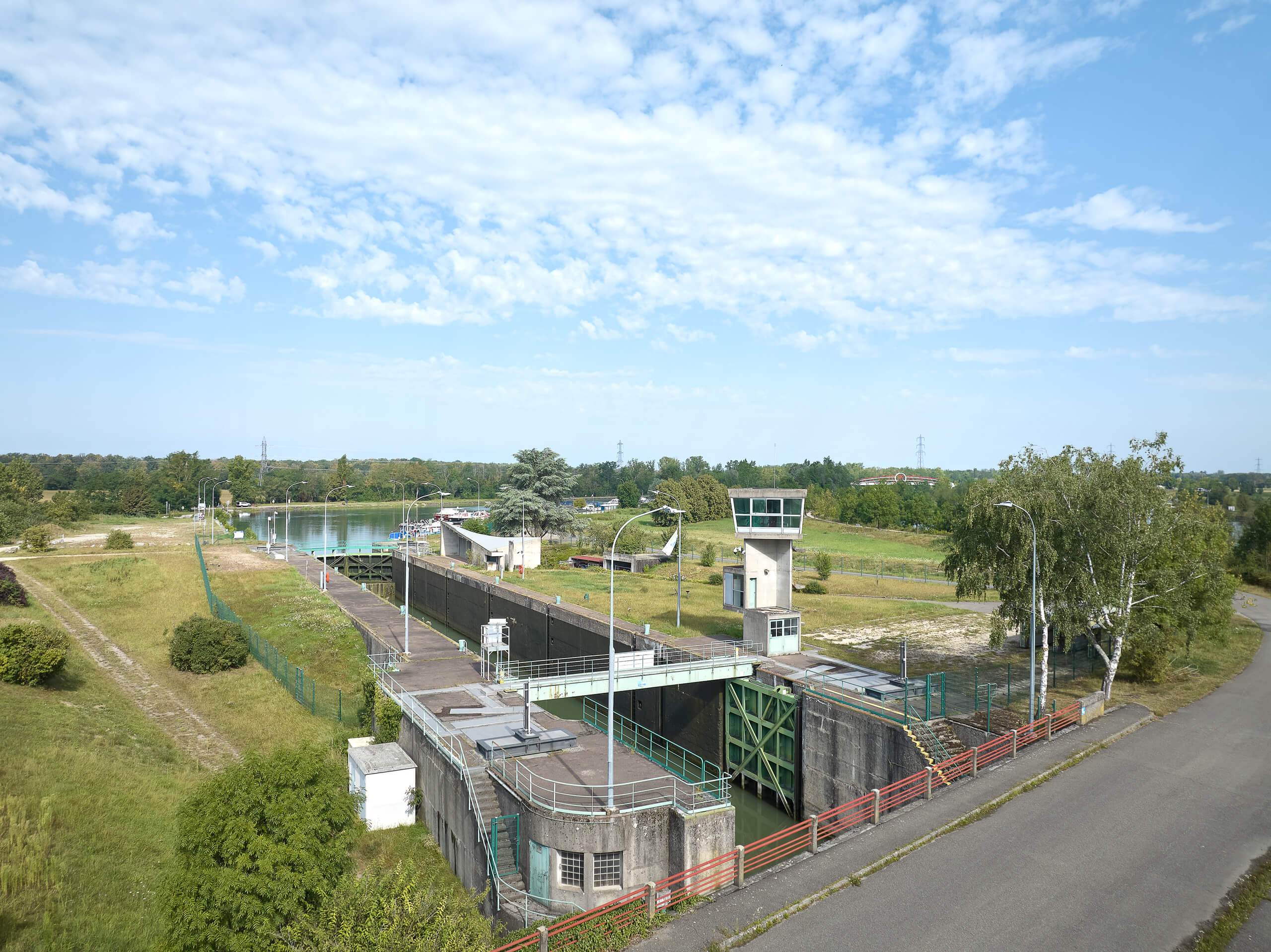 Le Corbusier – Bâtiments de l’écluse – Kembs-Niffer – France