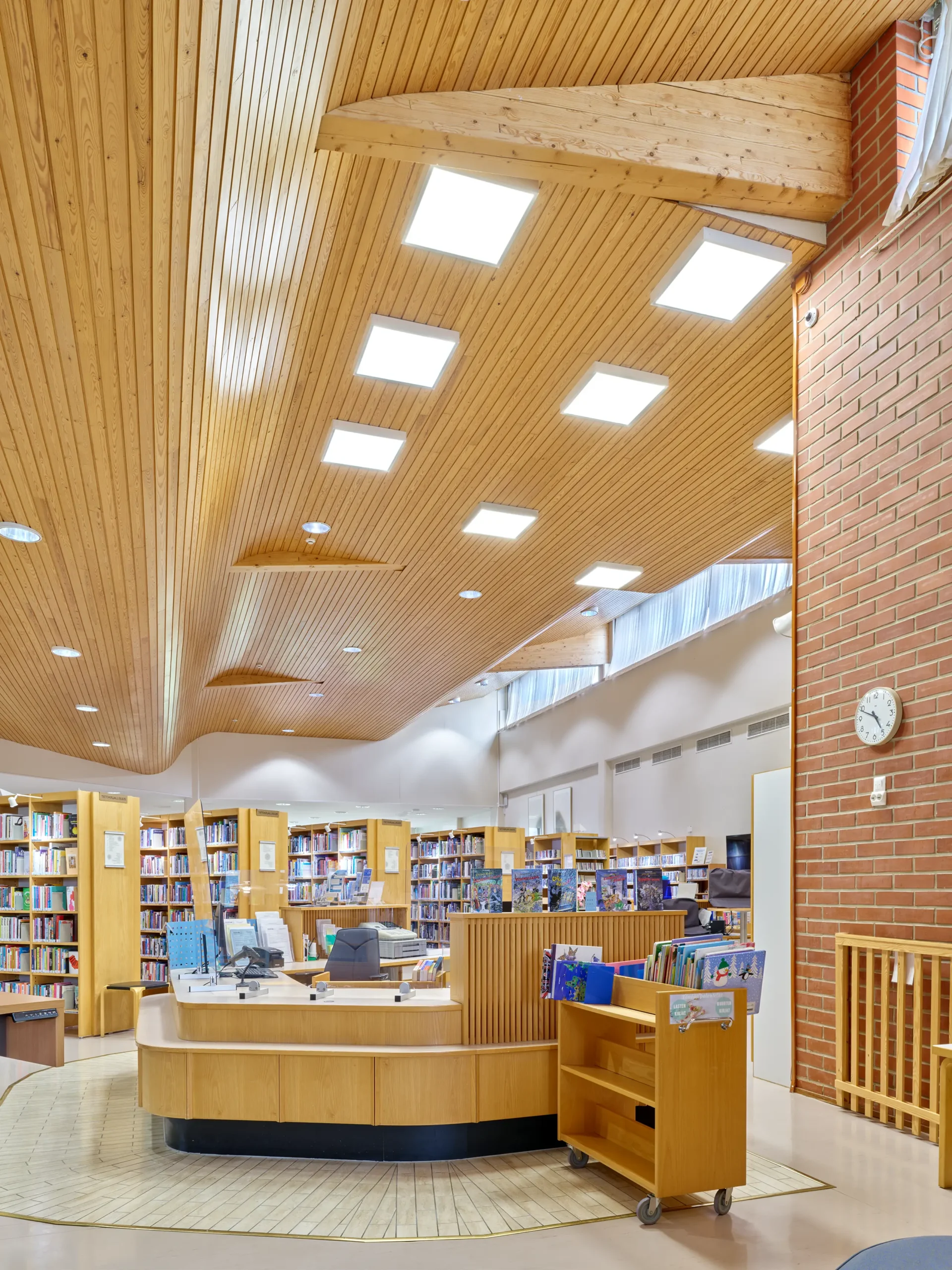 Alajärvi City Library - Arch. Alvar Aalto - Arch. Elissa Aalto - Alajärvi - Finland
